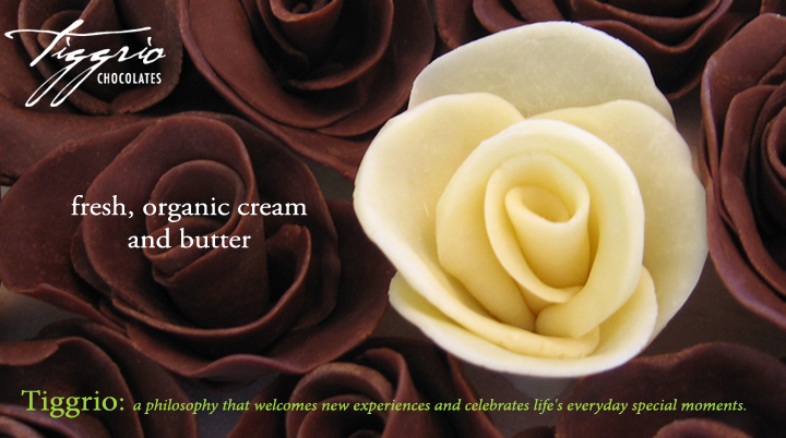 Tiggrio Chocolates: a philosophy that welcomes new experiences and celebrates life's everyday special moments.